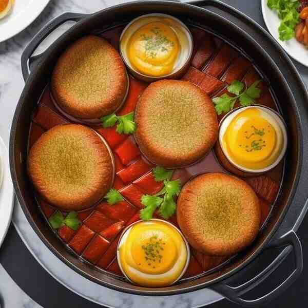 Мясное ассорти томленное в горшочках